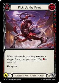 Pick Up the Point (Blue) Rainbow Foil