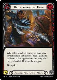 Throw Yourself at Them (Blue) Rainbow Foil