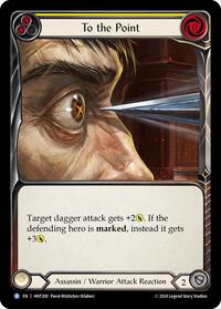 To the Point (Yellow) Rainbow Foil