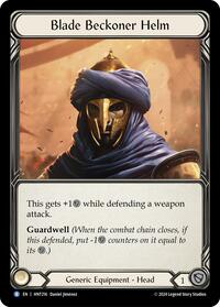 Blade Beckoner Helm Cold Foil