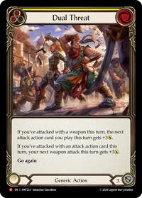 Dual Threat Rainbow Foil