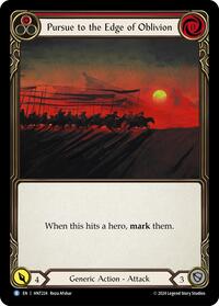 Pursue to the Edge of Oblivion (Red) Rainbow Foil