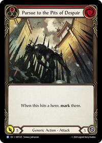 Pursue to the Pits of Despair (Red) Rainbow Foil