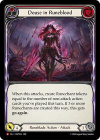 Douse in Runeblood Rainbow Foil