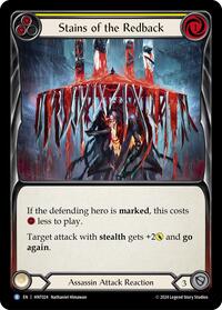 Stains of the Redback (Yellow) Rainbow Foil