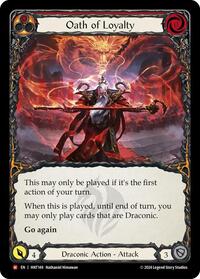 Oath of Loyalty Rainbow Foil