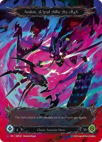 Arakni, 5L!p3d 7hRu 73h cR4X (Marvel) Cold Foil