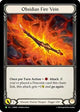 Obsidian Fire Vein - GEM004 (GEM004)  Cold Foil