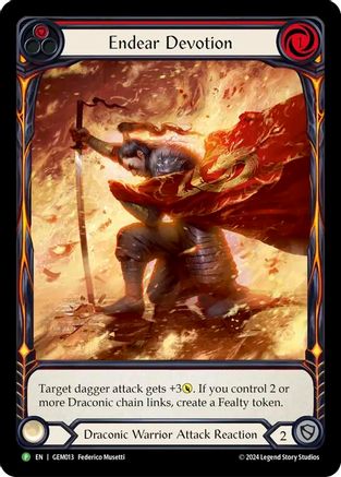 Endear Devotion - GEM013 (GEM013) - GEM Pack 1 Rainbow Foil