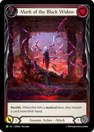 Mark of the Black Widow - GEM021 (GEM021) - GEM Pack 1 Rainbow Foil