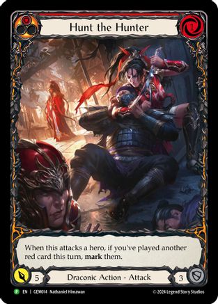 Hunt the Hunter (Red) (GEM014) - GEM Pack 1 Rainbow Foil