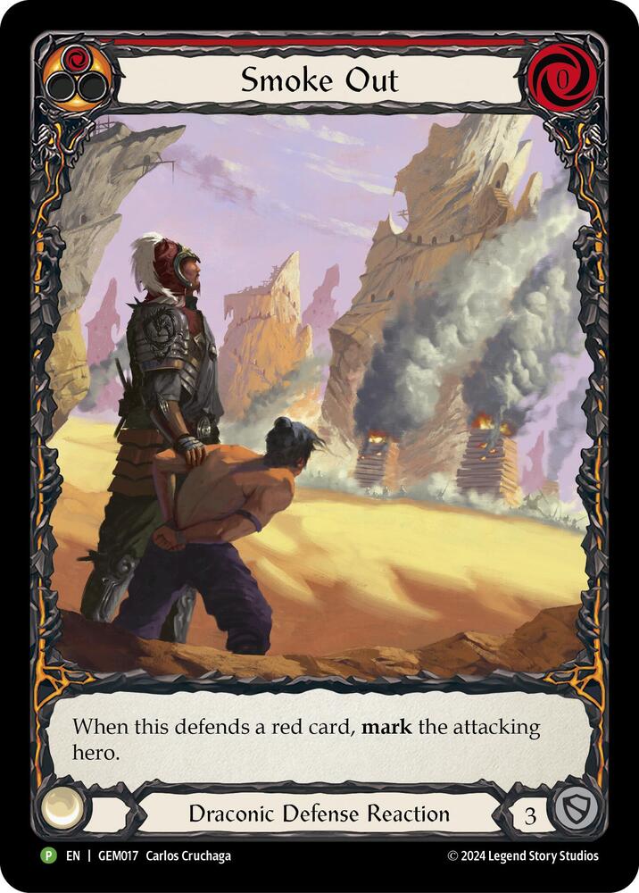 Smoke Out (Red) Rainbow Foil