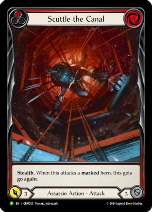 Scuttle the Canal (Red) (GEM025) - GEM Pack 1