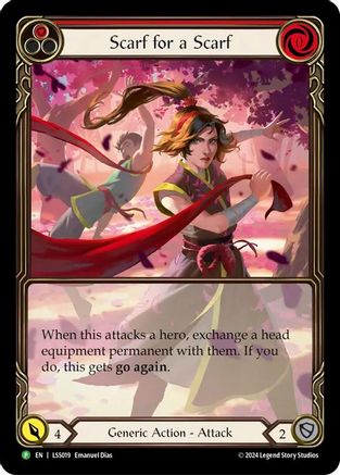 Scarf for a Scarf - LSS019 (LSS019) - Flesh and Blood: Promo Cards Rainbow Foil