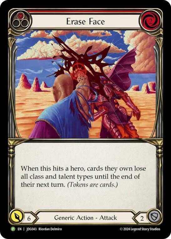 Erase Face - JDG043 Cold Foil