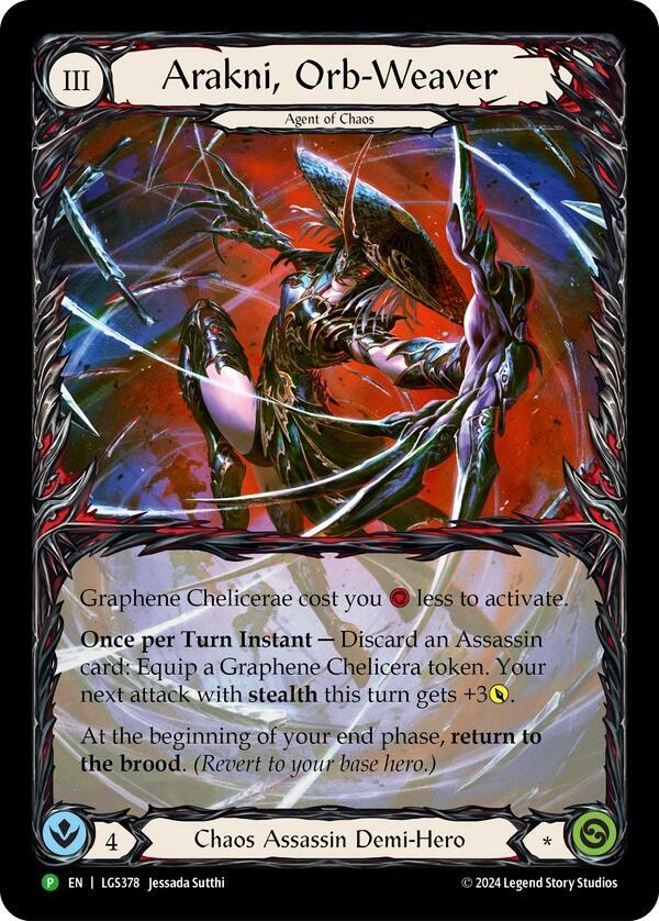 Arakni, Orb-Weaver Rainbow Foil Promo