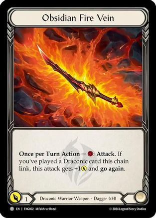 Obsidian Fire Vein (FNG002) - Blitz Deck: The Hunted - Fang