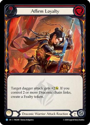 Affirm Loyalty (Red) (FNG009) - Blitz Deck: The Hunted - Fang