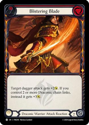Blistering Blade (Red) (FNG010) - Blitz Deck: The Hunted - Fang