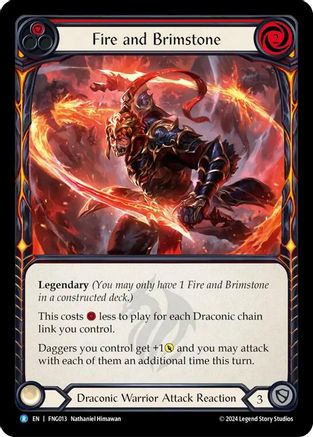 Fire and Brimstone (FNG013) - Blitz Deck: The Hunted - Fang