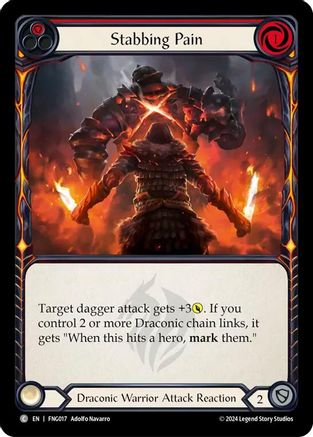 Stabbing Pain (Red) (FNG017) - Blitz Deck: The Hunted - Fang