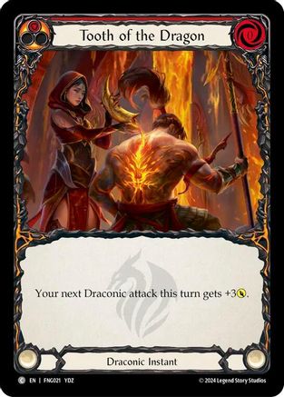 Tooth of the Dragon (Red) (FNG021) - Blitz Deck: The Hunted - Fang
