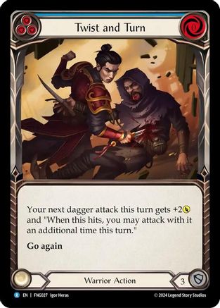 Twist and Turn (Blue) (FNG027) - Blitz Deck: The Hunted - Fang