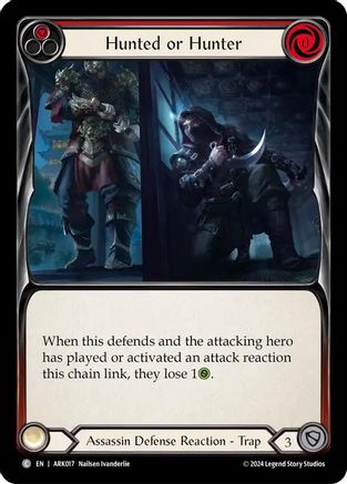 Hunted or Hunter (Red) (ARK017) - Blitz Deck: The Hunted - Arakni