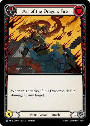 Art of the Dragon: Fire (CIN007) - Blitz Deck: The Hunted - Cindra