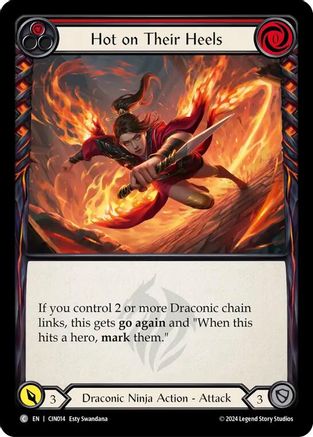 Hot on Their Heels (Red) (CIN014) - Blitz Deck: The Hunted - Cindra