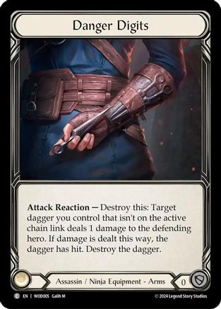Danger Digits (WOD005) - Blitz Deck: The Hunted - Arakni, Web of Deceit