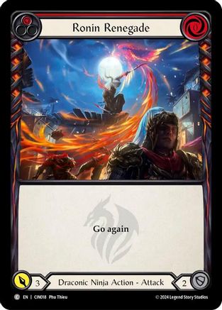 Ronin Renegade (Red) (CIN018) - Blitz Deck: The Hunted - Cindra