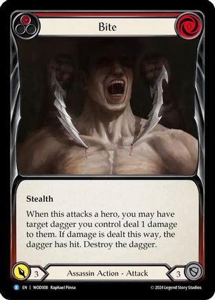 Bite (Red) (WOD008) - Blitz Deck: The Hunted - Arakni, Web of Deceit