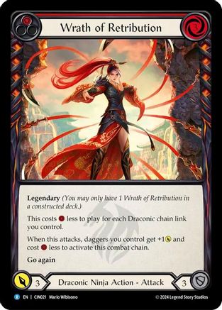 Wrath of Retribution (Red) (CIN021) - Blitz Deck: The Hunted - Cindra
