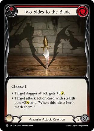 Two Sides to the Blade (WOD015) - Blitz Deck: The Hunted - Arakni, Web of Deceit