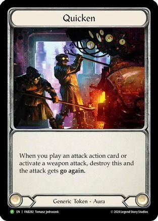 Quicken - FAB282 (FAB282) - Flesh and Blood: Promo Cards Cold Foil