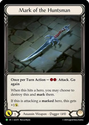 Mark of the Huntsman - LGS375 (LGS375) - Flesh and Blood: Promo Cards Rainbow Foil