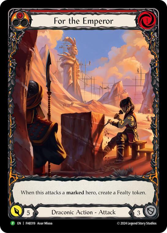 For the Emperor Rainbow Foil Promo