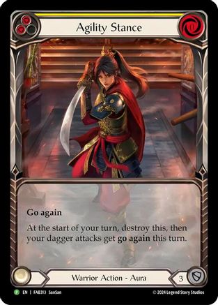Agility Stance - FAB313 (FAB313) - Flesh and Blood: Promo Cards Rainbow Foil