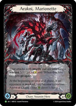 Arakni, Marionette - HER132 (HER132) - Flesh and Blood: Promo Cards Rainbow Foil