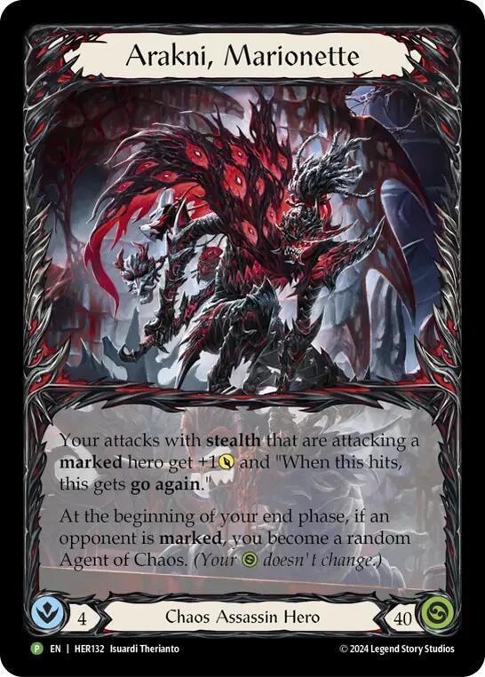 Arakni, Marionette Rainbow Foil Promo