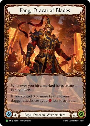 Fang, Dracai of Blades Rainbow Foil Promo