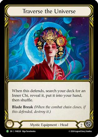 Traverse the Universe (Golden) - FAB228 (FAB228) - Flesh and Blood: Promo Cards Cold Foil