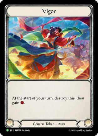 Vigor - FAB288 (FAB288) - Flesh and Blood: Promo Cards Cold Foil