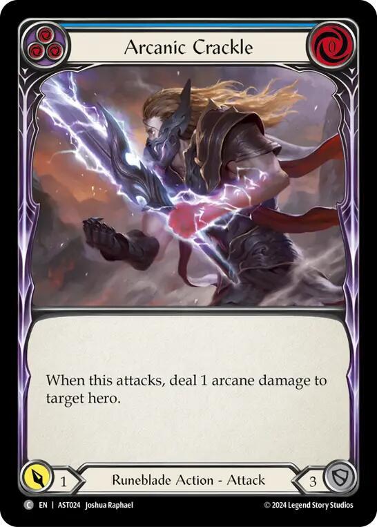 Arcanic Crackle (Blue) Armory Deck