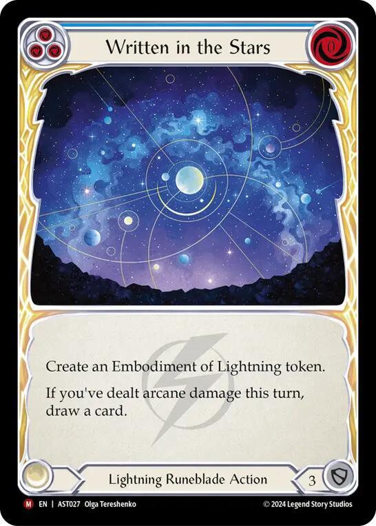 Written in the Stars Rainbow Foil Armory Deck