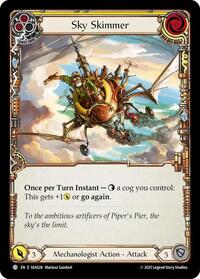 Sky Skimmer (Yellow) Rainbow Foil