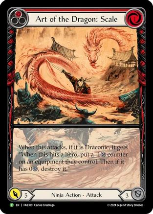 Art of the Dragon: Scale - FAB310 (FAB310) - Flesh and Blood: Promo Cards Rainbow Foil