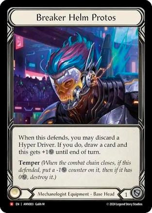 Breaker Helm Protos (AMX003) - Armory Deck: Maxx Nitro Rainbow Foil