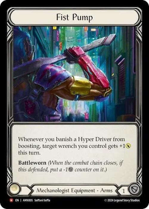 Fist Pump Rainbow Foil Armory Deck
